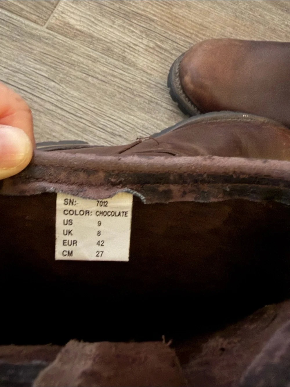 Skechers Men's Brown Leather Harness Boots